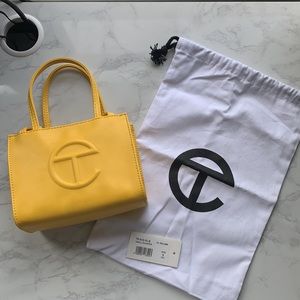ON HOLD TELFAR SMALL SHOPPER YELLOW
